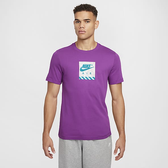 Nike air purple shirt on sale